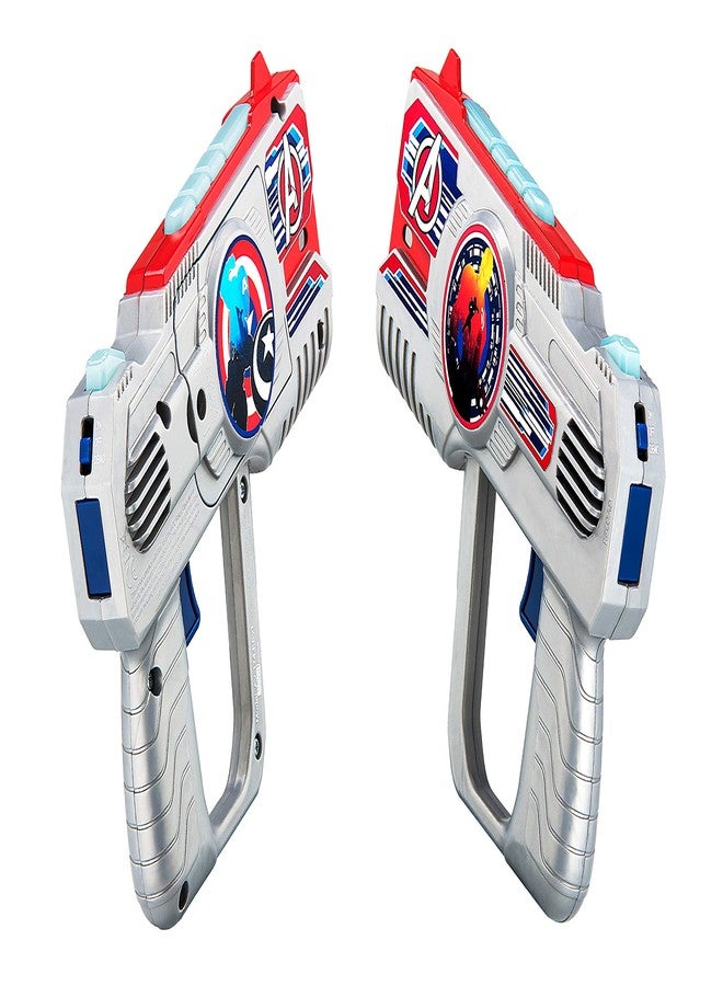 إي كيدز لعبة ليزر تاغ للأطفال من إي كيدز أفنجرز أسيمبل، مسدسات ليزر تاغ تعمل بالأشعة تحت الحمراء، تضيء وتهتز عند الإصابة - Image 3